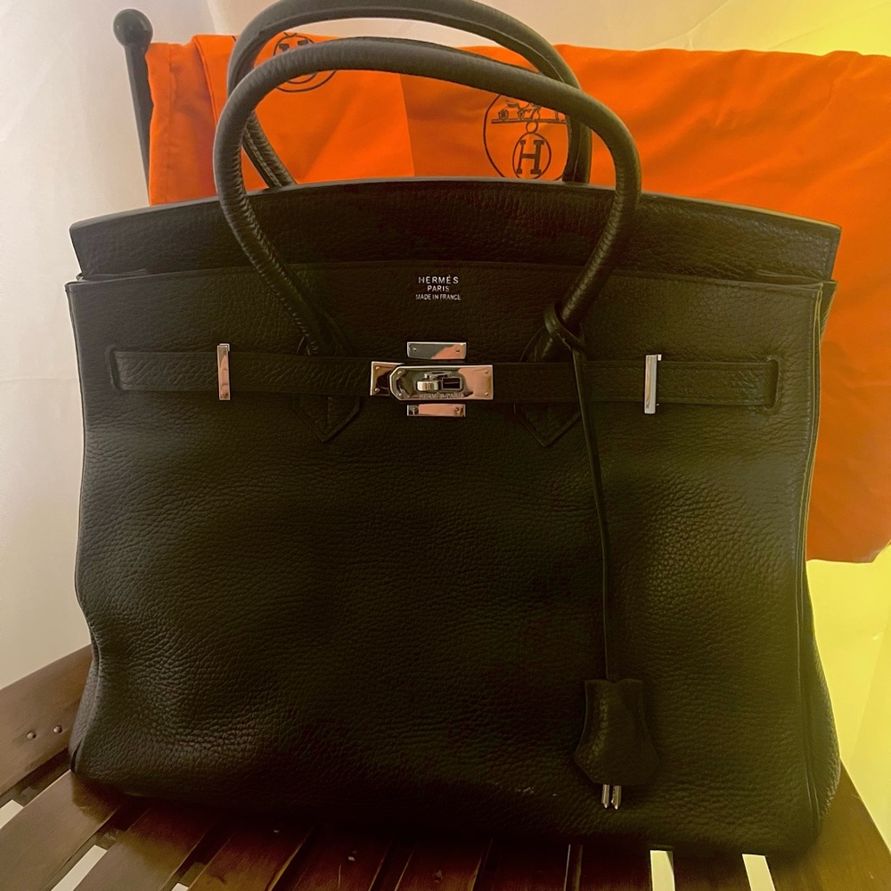 HERMES Birkin 35cm black bag